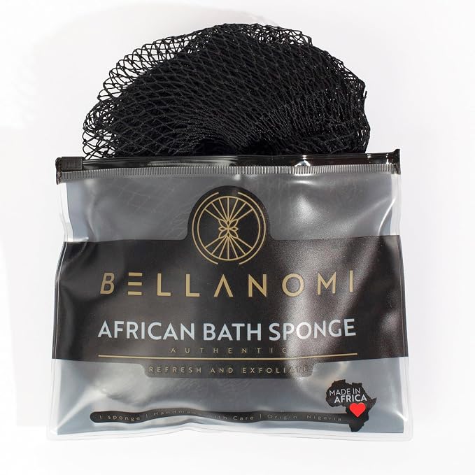 BELLANOMI African Exfoliating Net Sponge, Ethically sourced from Nigeria by Bellanomi