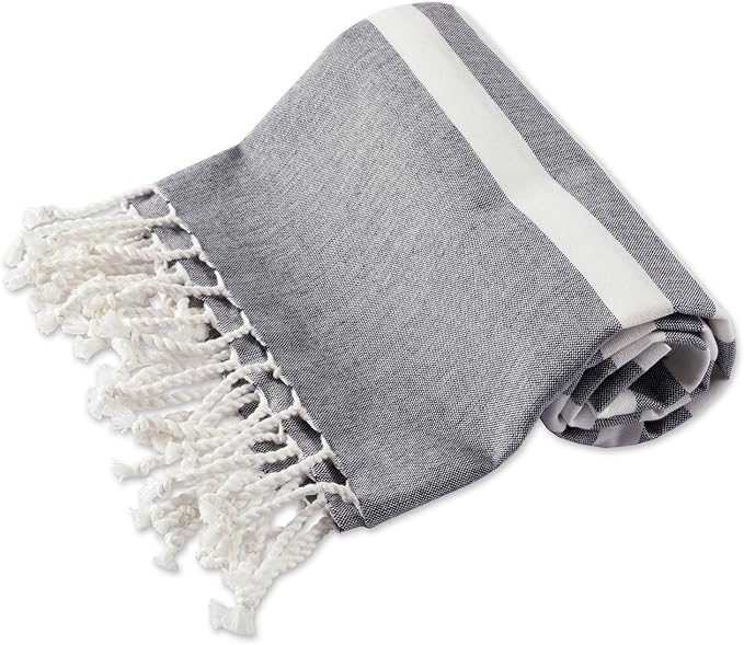 E-Living Store FBA43919 100% Cotton, Soft & Absorbent Decorative Turkish Fouta - Image 3