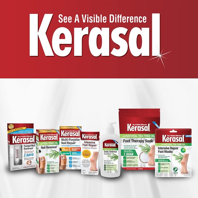 Kerasal Intensive Foot Repair Skin Healing Ointment, 1 Oz and Moisturizing Gel - Image 9