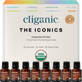 Cliganic Organic Aromatherapy Essential Oils Gift Set, 100% Pure by Cliganic