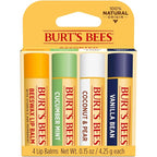 Burt's Bees 100% Natural Moisturizing Lip Balm, Cucumber Mint, Coconut & Pear - Image 10