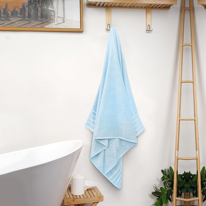 Avalon Towels Bath Towels Set of 4, Size 30 x 60 Inches, Highly Soft and - Image 5