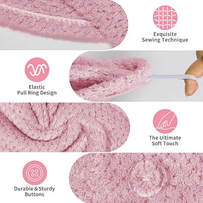 my novel things 3 Pack Hair Towel Wrap - Image 3