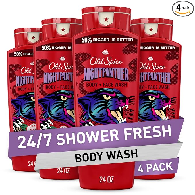 Old Spice Cleansing Body Wash for Men, 3X Defense, 24/7 Shower Fresh by OldSpice