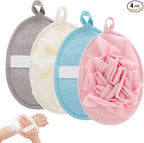 4 PCS Exfoliating Bath Sponges Soft Loofah Shower Scrubber by ZhouBoat