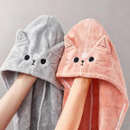 2Pack Microfiber Hair Towel Wrap - Image 4
