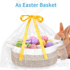 ABenkle Small Basket with Handles - Image 3