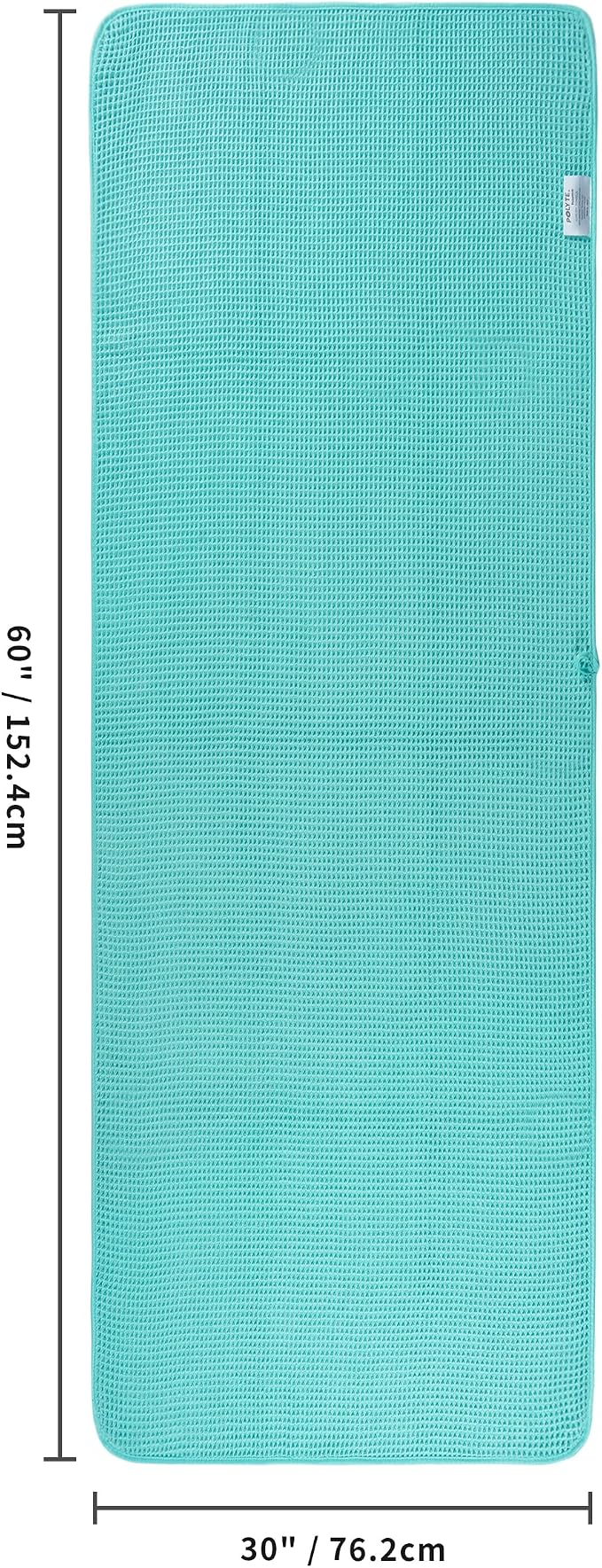 POLYTE 430 GSM Microfiber Oversize Quick Dry Lint Free Bath Towel, 60 x 30 in - Image 3
