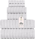 Classic Turkish Towels 6 Piece Heavy Duty Fast Drying Bath Sets Made by ClassicTurkishTowels
