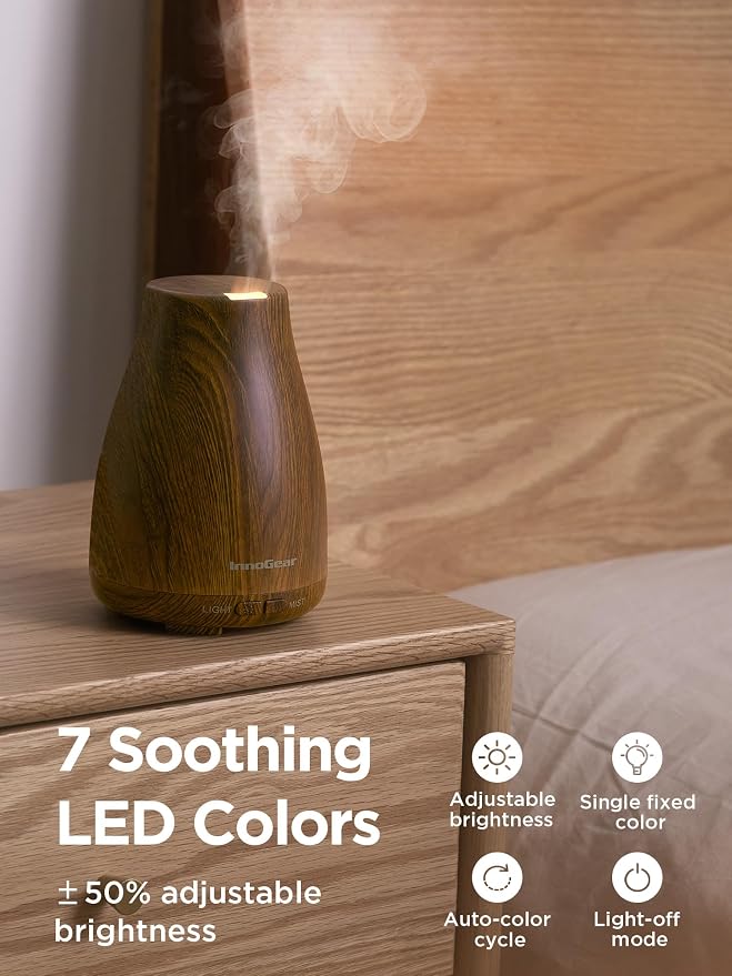 InnoGear Essential Oil Diffuser, Ultrasonic Diffusers - Image 7