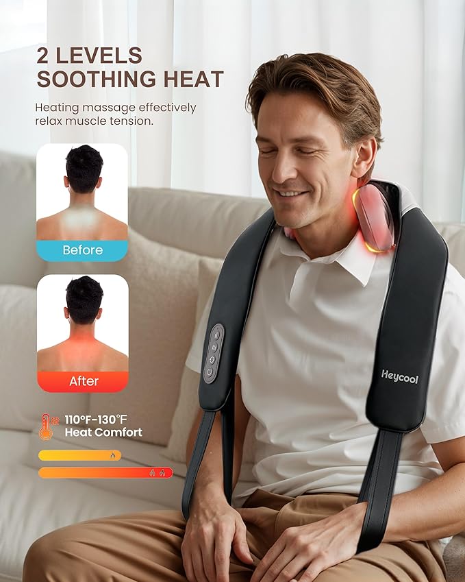 Heycool 4D Shiatsu Neck Massager - Image 4