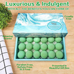 Bath Bomb Gift Sets for Men. 18 Therapeutic Spearmint Eucalyptus Bath Bombs for - Image 7