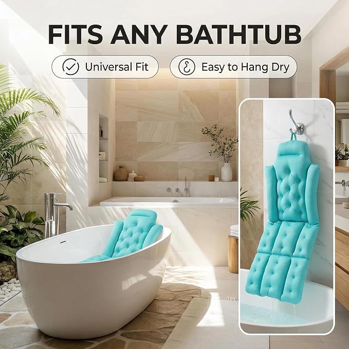 Full Body Bath Pillow for Bathtub, Thick & Luxury Bathtub Cushion - Image 7