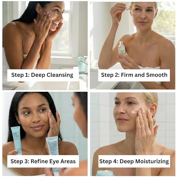 Global Beauty Care Smooth & Lift Collagen Skin Care Set - Image 4
