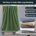 JML Microfiber Bath Towels Set of 2, Ultra Soft, Super Absorbent, Fast Drying - Image 6
