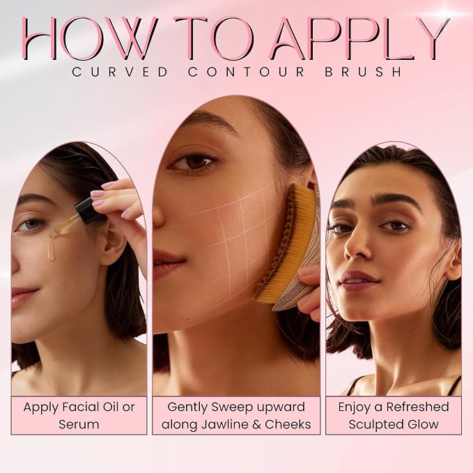 3 in 1 Lymphatic Contour Face Brush – Face Brush - Image 6