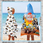 Peryiter 2 Pcs Truck Beach Towel Quick Dry Towels Swimming Bath Shower Pool - Image 5