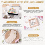 iAOVUEBY 7PCS Godmother Proposal Gift, Will You Be My Godmother, 16oz Glass Cup - Image 5