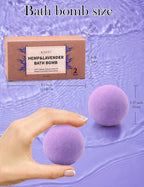 Bath Bombs, 2 Pack Fizzy Spa Gift Natural Hemp Oil Extract and Lavender - Image 6