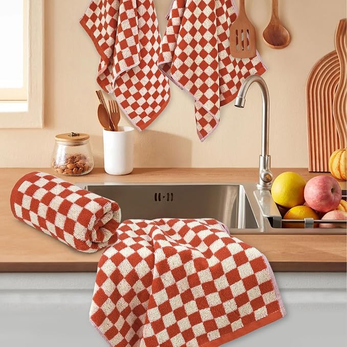 Jacquotha Checkered Hand Towels - Image 6