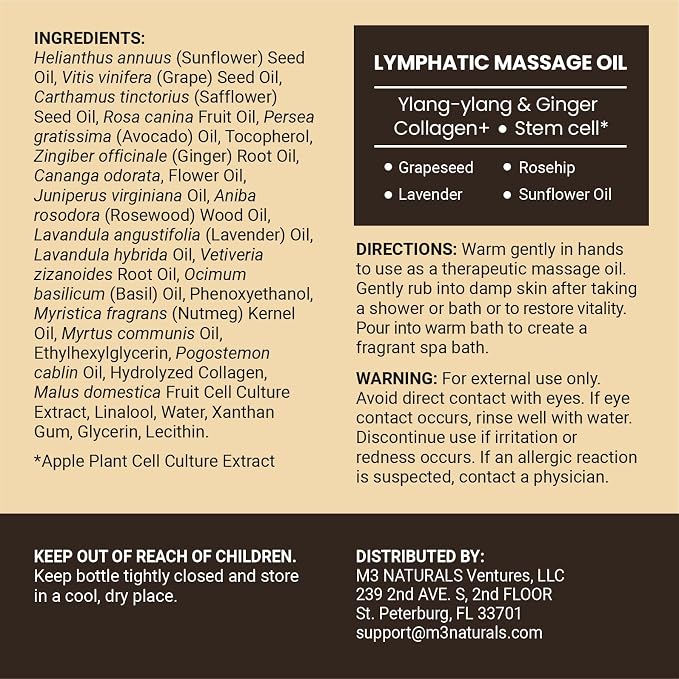 Lymphatic Massage Oil & Roller Kit - Image 2