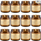 12Pack Scented Candle Set by ECLHTLNY