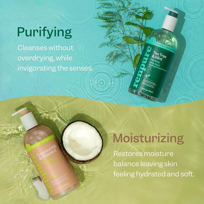 Renpure LLC Tea Tree Mint Oil & Coconut Vitamin E, Sulfate Free Moisturizing - Image 3