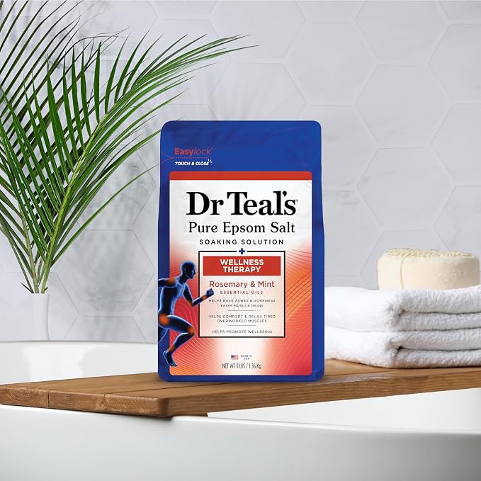 Dr Teal's Epsom Salt Magnesium Soak, Wellness Therapy - Image 10