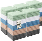 UNIMADE Washcloths Bulk 100 Pack Face Towels, Highly Soft Wash Cloths and Hand by Unimade