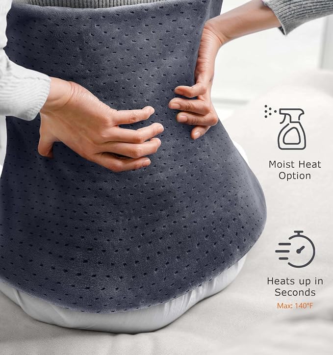 Heating Pad for Back Pain & Cramps, Menstrual Pain, Christmas Gifts for Women - Image 5