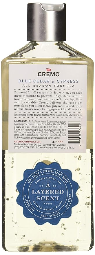 Cremo Body Wash for Men, Rich-Lathering Cypress and Cedar, 16 Fl Oz - Image 5