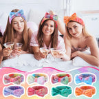 50 Pcs Pink Spa Headband Bulk Spa Sleepover Party Supplies - Image 3