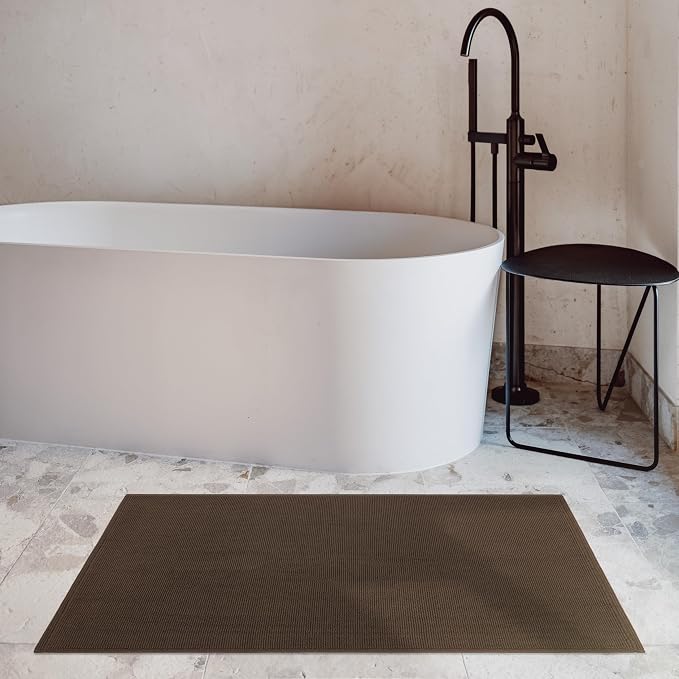 Cotton Paradise 100% Cotton Non Slip Bath Mats - Image 2
