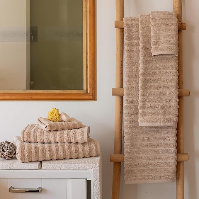 Classic Turkish Towels CTT Luxury 6 Piece Towel Set, 100% Turkish Cotton - Image 6