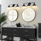 32" Upgrade Black Bathroom Light Fixture, 3-Light Vanity Lights - Image 9