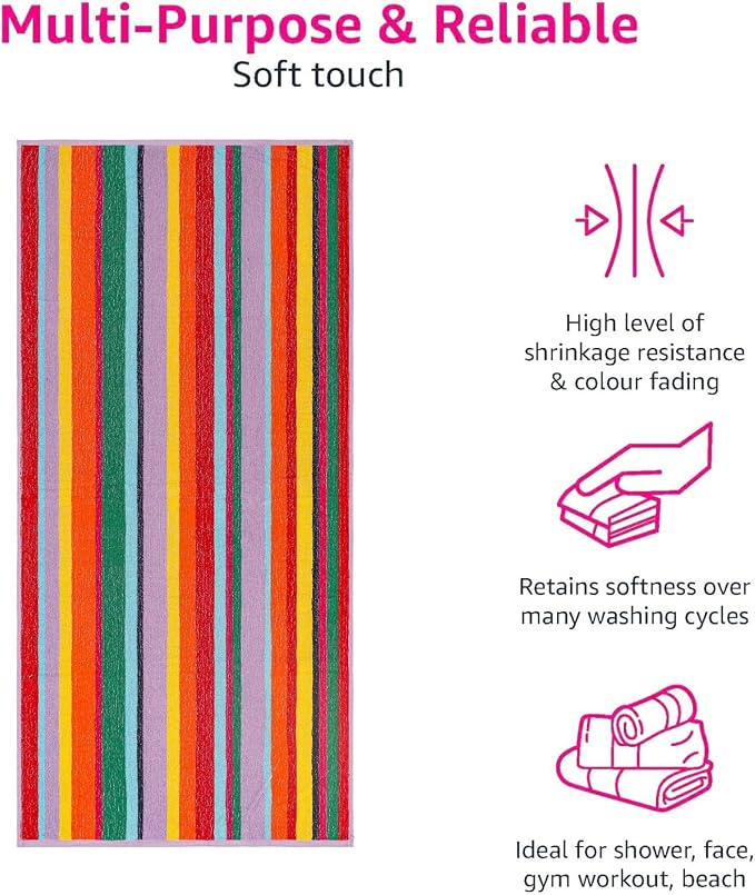 CASA COPENHAGEN Monaco Beach Towels Designed in Denmark Rough and Tough - Image 3