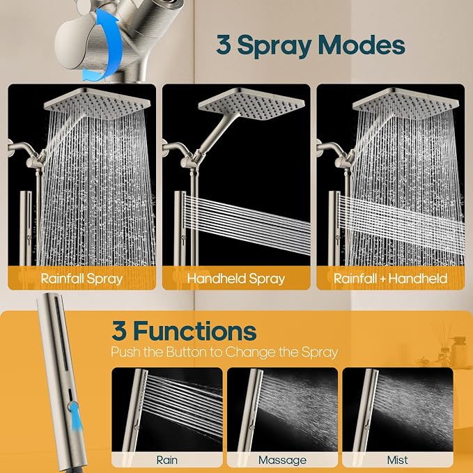 High Pressure Rain Shower Head - Image 5