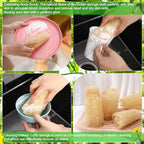 15.7-19.7 inches Natural Loofah Sponges Pack of 4 - Image 5