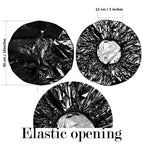 12 Pieces Deep Conditioning Caps Aluminum Foil Reusable Hair Processing Hair - Image 7