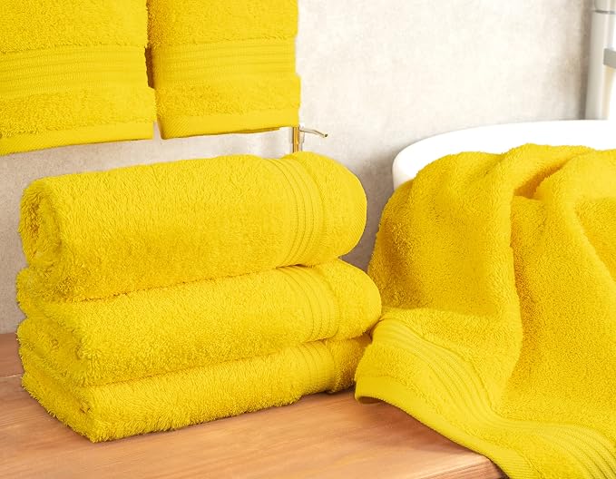 Cotton Paradise Hand Towels for Bathroom, 100% Cotton Turkish 4 Piece Hand - Image 2
