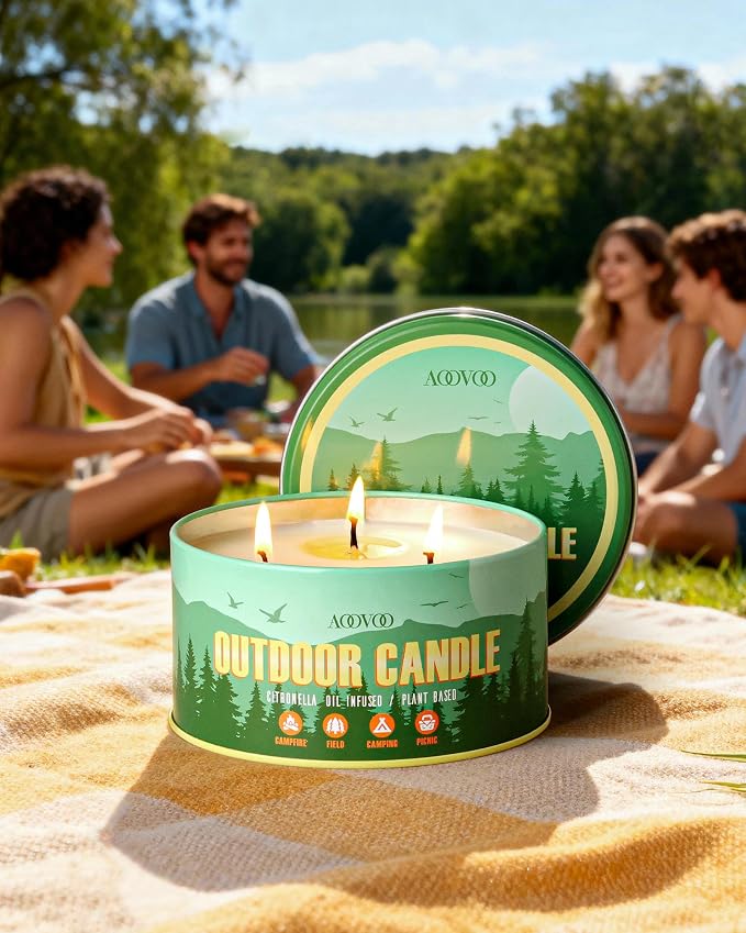 AOOVOO Citronella Candles Outdoor - Image 6