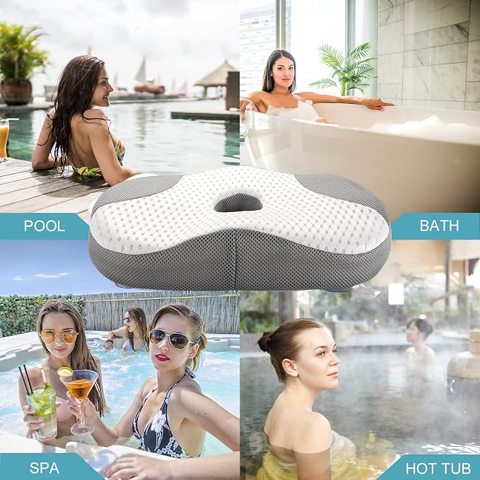 Idle Hippo Hot Tub Booster Seat, Weighted Hot Tub Pillow - Image 7