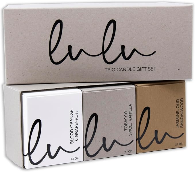 Lulu Candles | Jasmine, Oud & Sandalwood, Tobacco Spice & Vanilla, Blood Orange - Image 2