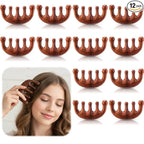 LemonRoad 12 Pack Wooden Scalp Massager Natural Sandalwood Wide Tooth Combs by Unknown