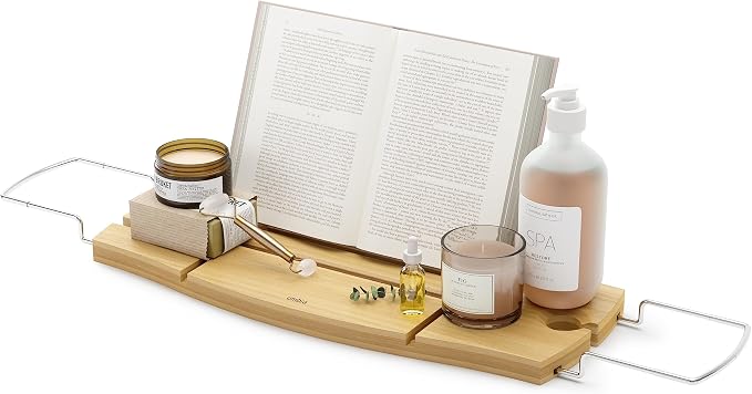 Umbra Aquala Bathtub Tray Extendable Caddy by Umbra