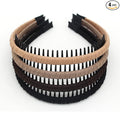 JOBAND 4pcs Hairbands for Women, Non-Slip Zig Zag Headbands, Adjustable Teeth by JOBAND
