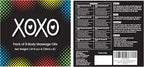 XOXO - 8 Piece Flavoured Body Massage Oils Set - Natural Pleasant Aroma - Image 6