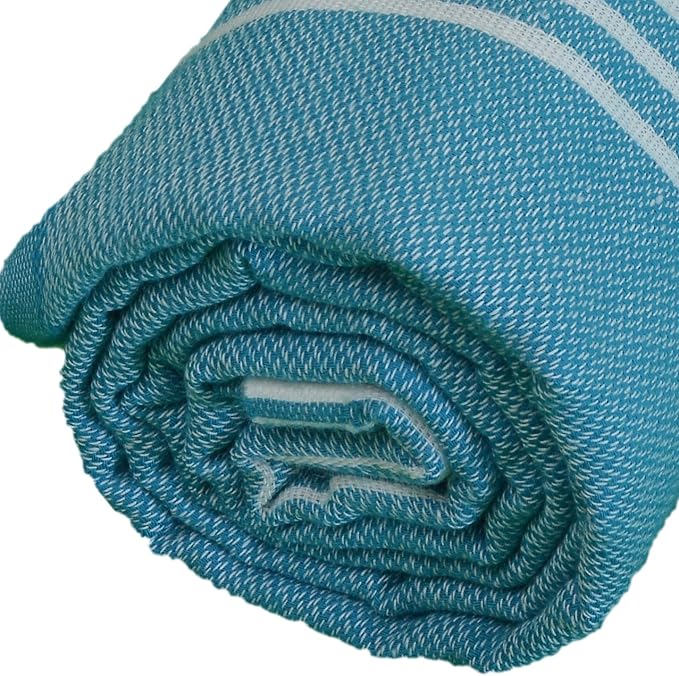 Bersuse Towels Anatolia XL Beach Blanket Throw Blanket Turkish Towel 100% - Image 7
