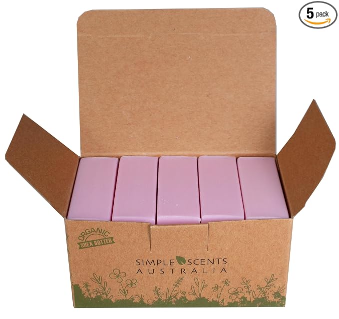Simple Scents Australia Goats Milk & Melon Scented Natural Soap Bars, 3.5oz by SimpleScentsAustralia