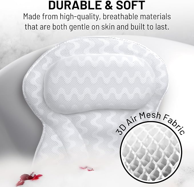 Sierra Concepts Bath Pillow Spa Bathtub Ergonomic - Image 3